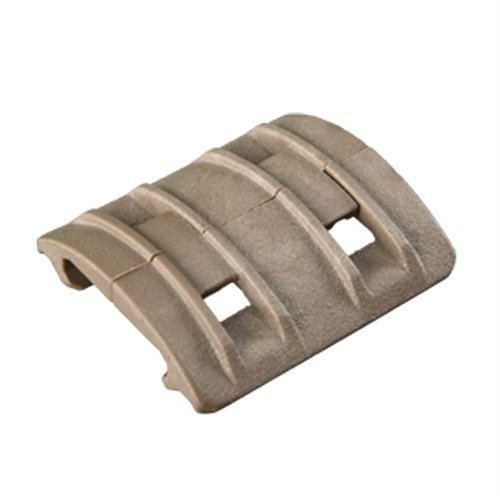 XTM Enhanced Rail Panels ger ett lågt profilskydd för 1913 Picatinny rails, med anti-slip textur och kabelhållare för ljus/laser, lätt att ta bort.