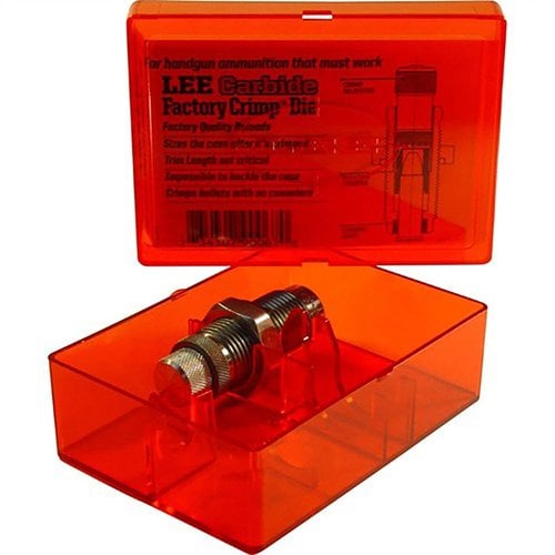 Lee Factory Crimp Die ger en fast krimp som förbättrar noggrannheten, även utan krimp groove, och passar alla 7/8