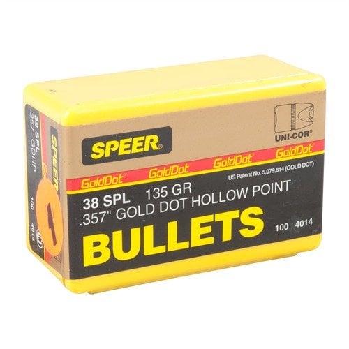 GOLD DOT SHORT BARREL HANDGUN BULLETS erbjuder utmärkt expansion vid lägre hastigheter, perfekt för korta pistoler, och säkerställer pålitlig matning i semi-auto.