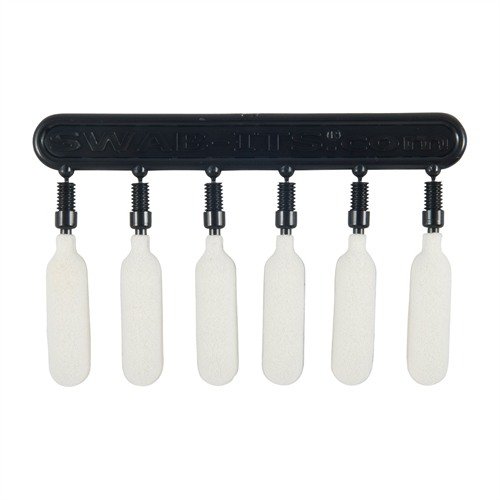 SWAB-ITS Bore Tips är återanvändbara skumsvampar som ger en grundlig rengöring av .22/5.56mm, passar 8-32 gängor och tål de flesta rengöringskemikalier.