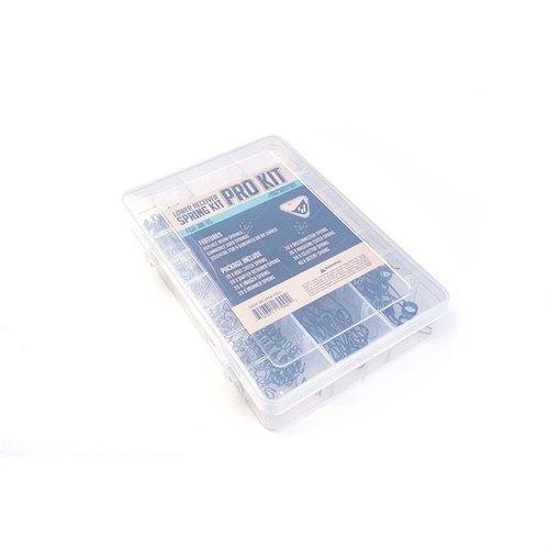 Denna verktygslåda innehåller 20 av varje fjäder för AR-15 lower receiver, perfekt för högvolymanvändare som arbetar med många AR-15.