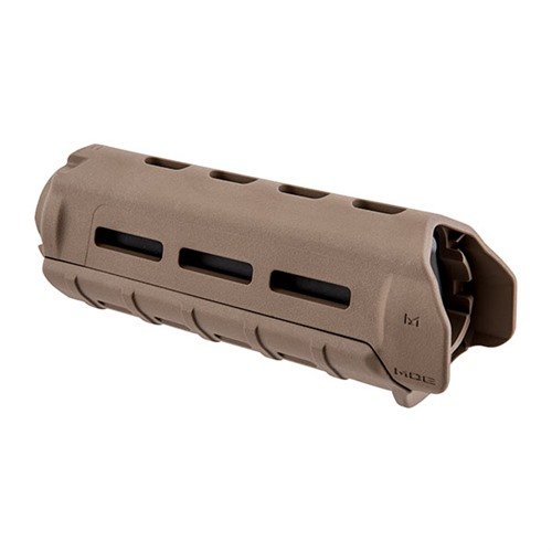 Magpul MOE M-LOK handguard för AR-15/M16 erbjuder lätt vikt, hållbar polymer och M-LOK fästen för enkel montering av tillbehör som lampor och grepp.