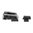 L.P.A. SIGHTS WHITE DOT SET, ADJUSTABLE, NOVAK STYLE