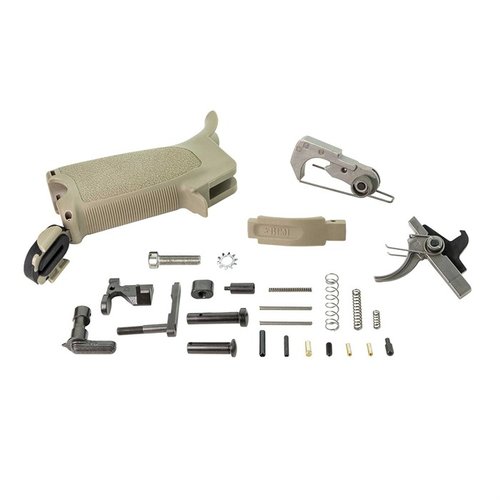 Denna AR-15 BCMGUNFIGHTER™ Enhanced Lower Parts Kit erbjuder Mil-Spec komponenter med uppgraderingar som BCM PNT™ Trigger Assembly och BCM Pistol Grip, Mod 3.
