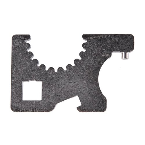 Geissele barrel nut wrench är perfekt för alla Geissele barrel nuts och fungerar även med HK 416 och BRN-4 barrel nuts, vilket gör den till ett oumbärligt verktyg.