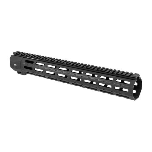SP Series handguard från Midwest Industries erbjuder en robust, enstycks design med M-LOK kompatibla spår och högkvalitativ MIL-STD 1913 toppskena.