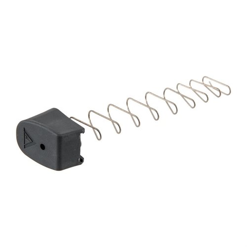 Förbättra din Glock® 43 med TANGODOWNs förlängning som ger 2 extra skott, bättre grepp och en pålitlig, långvarig fjäder för smidig matning.