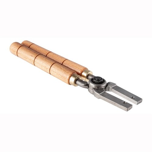 MOULD HANDLES från LYMAN ger ett säkert grepp på alla Lyman single- och double-cavity moulds, med värmeisolering och robust metallram för enkel montering.