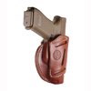 Galcos Stinger™ bältesholster erbjuder snabb dragning med sin öppna topp och framåtlutning, säkerhet med täckt avtryckarskydd och premium läderkonstruktion.