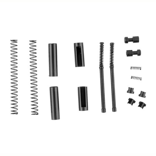 KE Arms Glock slide service kit innehåller viktiga delar som channel liner, striker springs och safety plunger för att säkerställa optimal prestanda och pålitlighet.