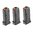 MAGPUL PMAG 12 GL9 9MM LUGER 12RD FOR GLOCK GEN 26 BLACK 3/PACK