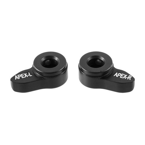 Apex Low Profile Safety Lever Set för CZ Scorpion EVO 3 S1, tillverkad av 6061 aluminium, enkel installation och bibehåller fabriks säkerhetsvärden.