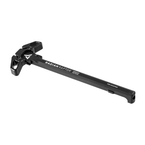 Raptor™ ambidextrous charging handle ger snabb och smidig hantering av ditt vapen, tillverkad av 7075 aluminium och milspec anodiserad för hållbarhet.