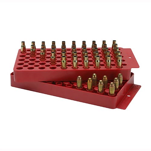 MTM CASE-GARD Universal Reloading Tray rymmer 50 patroner och passar nästan alla gevärskalibrar samt nya kalibrar som WSM och 500 S&W Mag.
