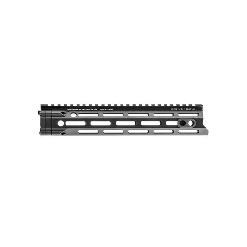 Daniel Defense MFR XS M-LOK handguard erbjuder lätt vikt, överlägsen kylning, ergonomi och sju M-LOK fästen för enkel montering av tillbehör.