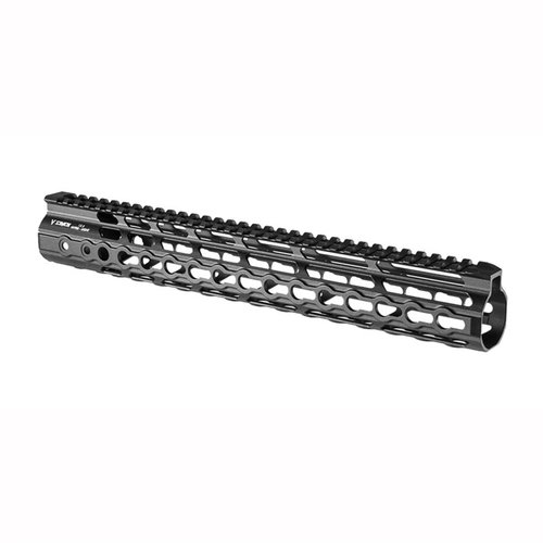 V Seven Hyper-Light KeyMod handguard är lätt och hållbar med 30% viktminskning, fri svävning av pipan och gott om plats för tillbehör.