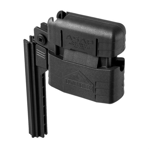 Butler Creek ASAP Universal AR-15/M16 Magazine Loader gör det enkelt att ladda magasin snabbt, med tre laddningsmetoder och stöd för 5.56 NATO/.223 Rem.