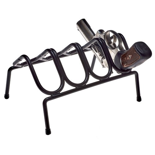 Håll dina vapen organiserade med SAFE GUN RACKS! 🏅 Praktiska ställ för 4, 6 eller 8 pistoler, skyddade med PVC-beläggning.