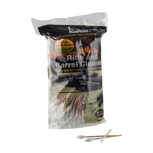 .223/5.56mm RamRodz Rifle & Barrel Cleaner med chisel-tip rengör effektivt utan skräp, är biologiskt nedbrytbar och passar på standardrengöringsstänger.