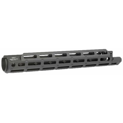 Midwest Industries HK 91 Drop-In Handguard i 6061 aluminium erbjuder 37 M-LOK slotar för tillbehör och förbättrar hållbarheten på din HK 91.