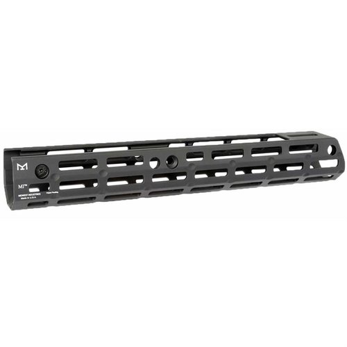 Uppgradera din IWI Galil ACE med Midwest Industries Drop-In Handguard i aluminium, med M-LOK-kompatibilitet och slitstark svart yta.