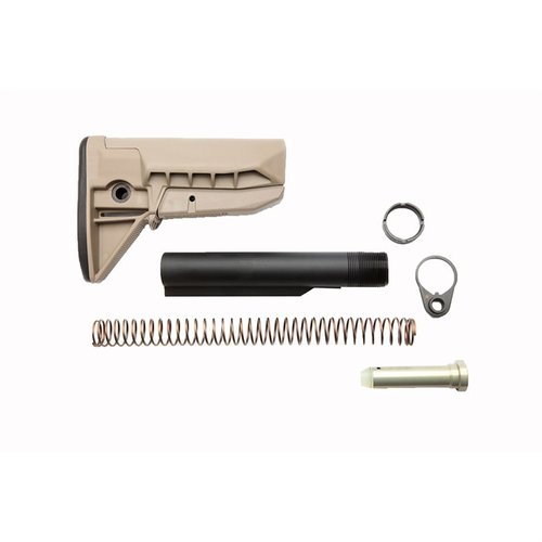 BCMGunfighter Mod 0 SOPMOD Stock erbjuder en bekväm cheekweld, justerbar design och ambidextrösa slingfästen, perfekt för taktiska skjutningar.