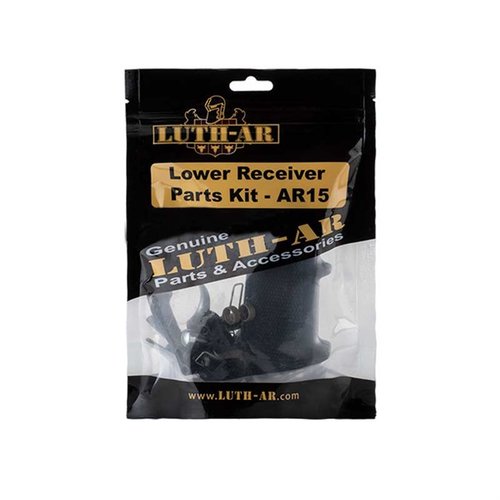 Luth-AR LLRPK-1 innehåller alla delar för att förvandla en 'stripped' AR-15 lower till en komplett mottagare, inklusive trigger, hammer och alla fjädrar.