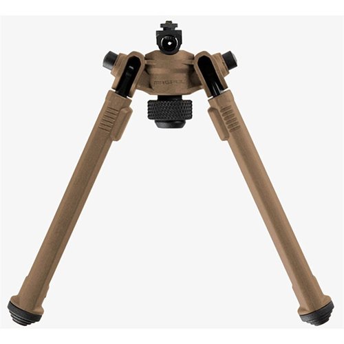 Magpul M-LOK bipod erbjuder styrka och mångsidighet med lättviktsdesign, enkel justering och 50° lutning, perfekt för alla skjutytor.
