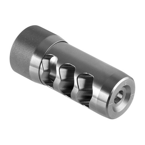 Area 419 Hellfire Muzzle Brake minskar rekyl, förbättrar kontroll och är lätt att installera med självjusterande design, utan shim. Finns i rostfritt stål.
