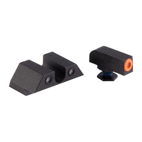 Night Fision Perfect Dot night sights erbjuder överlägsen synlighet med 30% mer Tritium, robust design och flera anpassningsalternativ för din Glock.