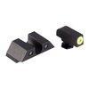 NIGHT FISION Perfect Dot night sights för Glock® erbjuder överlägsen synlighet med 30% mer Tritium, robust design och val av färger för optimal precision.