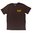 BROWNELLS FINE COTTON AR-15 TIMELINE T-SHIRT MEDIUM BROWN