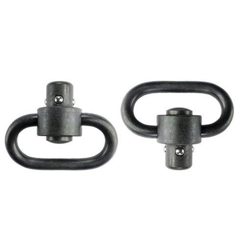 Grovtec Heavy Duty Push Button Swivels erbjuder säker och pålitlig slingfäste med 360° svängning, lätt att fästa och tål upp till 450 pounds belastning.