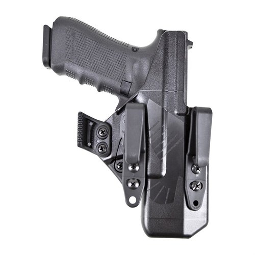 Eidolon holstern är skräddarsydd för din Glock® G17, med en smidig yta för ökad komfort och dolda bärmöjligheter samt fästen för tillbehör.
