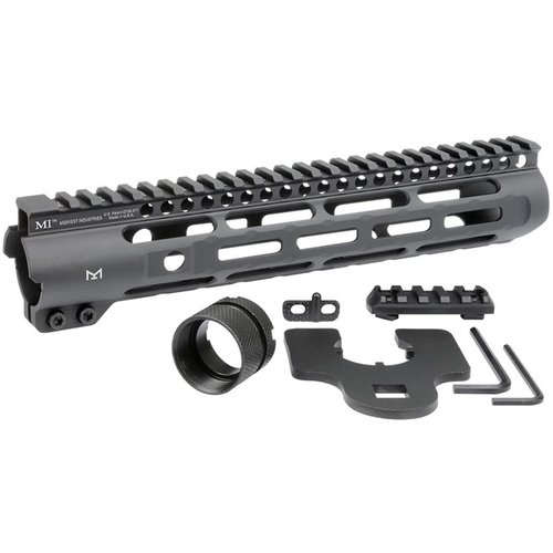 Midwest Industries SLH Slim Line Handguards erbjuder tre sidor av M-LOK, en MIL-STD 1913 Picatinny toppskena och en super tunn design för optimal prestanda.