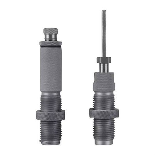 Hornady Custom Grade 2-Die set erbjuder precis maskinbearbetning för exakt omladdning, enkel justering och långvarig hållbarhet med en fullängds sizing die och Bullet seating die.