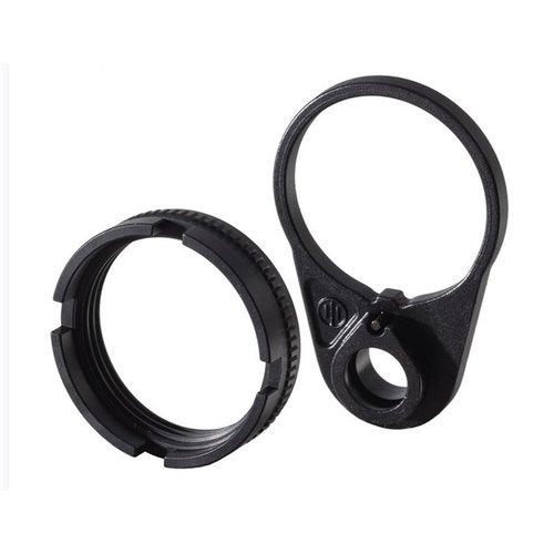 Primary Weapons Ratchet Lock Castle Nut End Plate-set är lätt att installera på mil-spec eller kommersiella buffer tubes och har en QD-montage för snabb uppgradering.