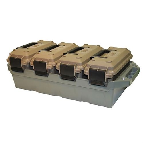 Upptäck MTM's Ammo Crate för 30 Caliber! 💼 Robust, stapelbar och perfekt för säker ammunitionstransport. Håll din utrustning organiserad!