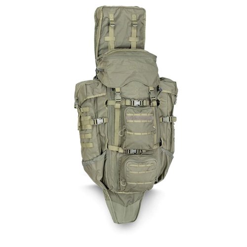 Eberlestock G4 Operator Pack erbjuder 4,100 kubik tum lagringsutrymme, vikten 10.3 pounds, och en fold-away rifle scabbard för optimal prestanda.