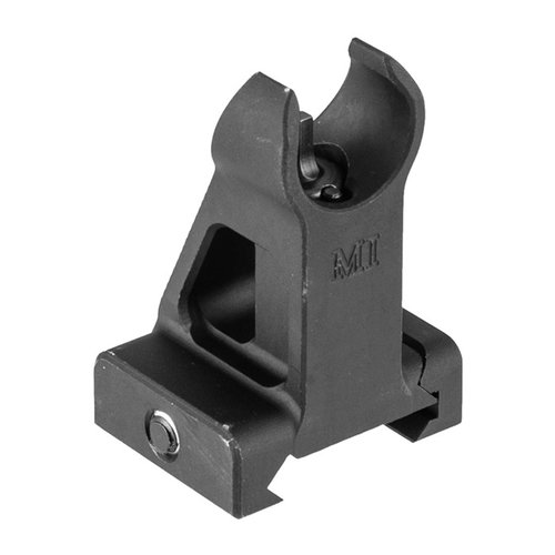 AR-15 COMBAT FIXED FRONT SIGHT, HK STYLE erbjuder en robust konstruktion i T6 6061 aluminium, mil-spec höjd och 1.5 MOA justeringar för exakt sikte.