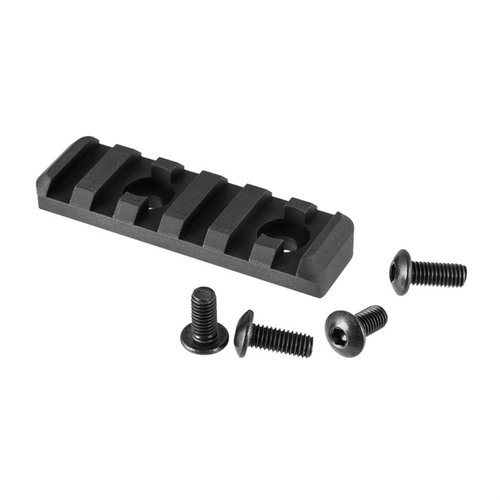 Aluminium MOE Rail gör det enkelt att fästa utrustning på Whiskey-3 och X-ray chassin, perfekt för monopod och väger endast 1oz.