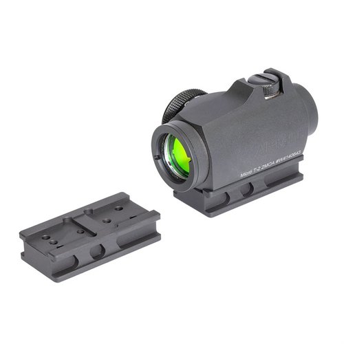 Badger Ordnance Condition One Micro Sight Adapter möjliggör enkel montering av reflexoptik som Aimpoint T1/T2, i hållbar aluminium för långvarig användning.