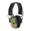 Howard Leight Impact Sport Electronic Earmuffs skyddar hörseln, förstärker samtal och kommandon, blockerar farliga ljud och har AUX-ingång för ljudanslutning.