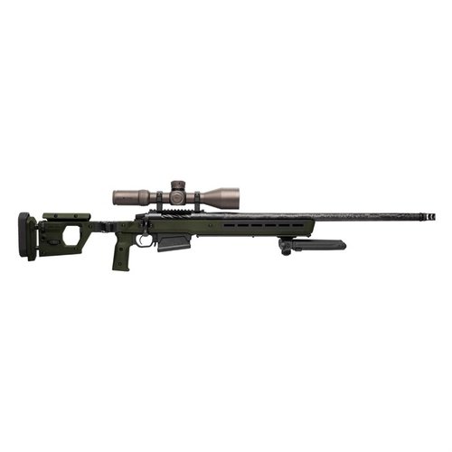 Magpul Pro 700L är en justerbar, ambidextrous precisionchassi för Remington 700 LA, med ergonomisk design, M-LOK fästen och anpassningsbar höjd.