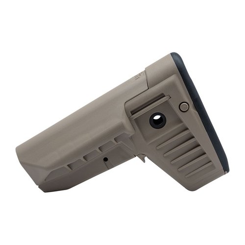 BCM Gunfighter SOPMOD Mod 1 erbjuder förbättrad cheek weld, snag-free design, ambidextrous sling-fästen och en förvaringskompartment för optimal funktion.