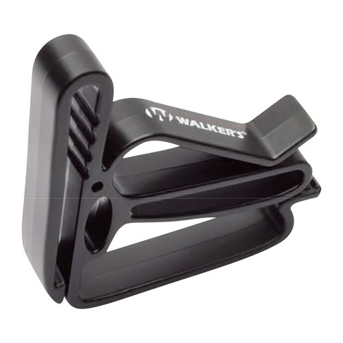 Med Walkers Earmuff Belt Clip kan du enkelt fästa hörselskydd, skyddsglasögon och andra tillbehör på bältet, vilket ger dig fria händer för andra uppgifter.