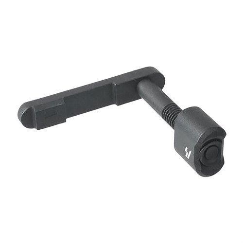 Strike Billet Magazine Catch erbjuder en funktionell och estetisk uppgradering för din AR med djupa serrationer och ergonomisk design för säker användning även i mörker.