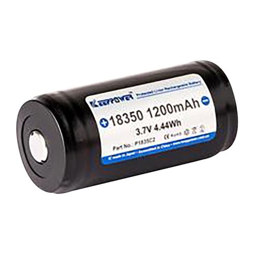 KeepPower 18350 1200mAh-batterier erbjuder hög prestanda med IMR-celler för kraftfulla tillämpningar, perfekt för PLH och OKW-lampor.