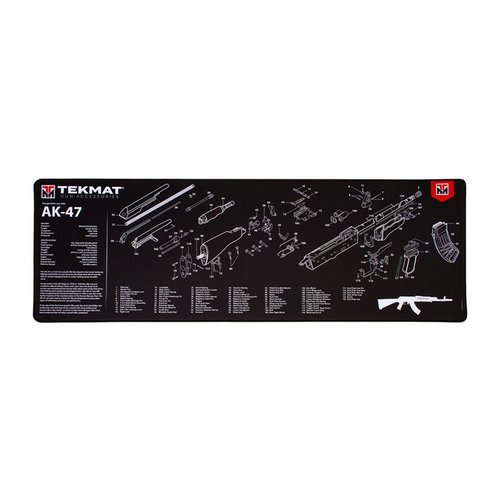 Håll ditt vapen rent med TekMat Ultra 44 Long Gun Cleaning Mat! 🛠️ Vattentålig och reptålig, perfekt för AK-47 och mer.