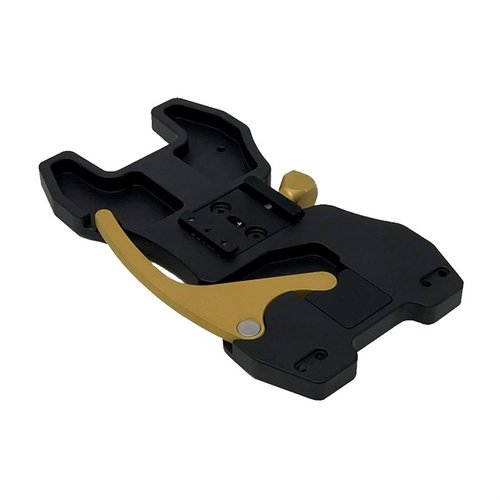 RailChanger X har en spakstyrd väskehållare för snabbare målinriktning, integrerade fästen och ARCALOCK design för ökad funktionalitet och stabilitet.